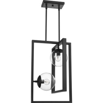 Atwell Two Light Pendant in Black (54|P500284031)