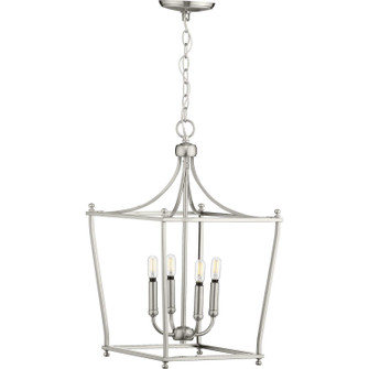 Parkhurst Four Light Foyer Pendant in Brushed Nickel (54|P500214009)