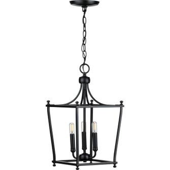 Parkhurst Three Light Foyer Pendant in Black (54|P500213031)