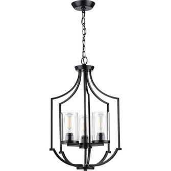 Lassiter Three Light Foyer Pendant in Black (54|P500209031)