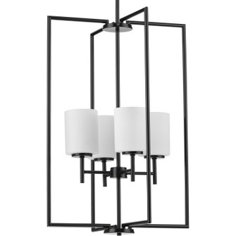 Replay Four Light Foyer Pendant in Black (54|P500206031)