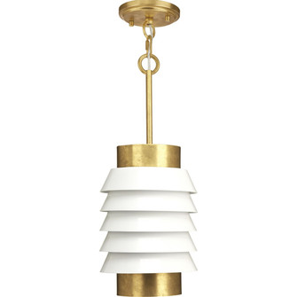 Point Dume-Onshore One Light Pendant in Brushed Brass (54|P500194160)
