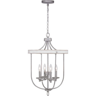 Gulliver Four Light Foyer Pendant in Galvanized Finish (54|P500157141)