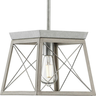 Briarwood One Light Pendant in Galvanized Finish (54|P500041141)