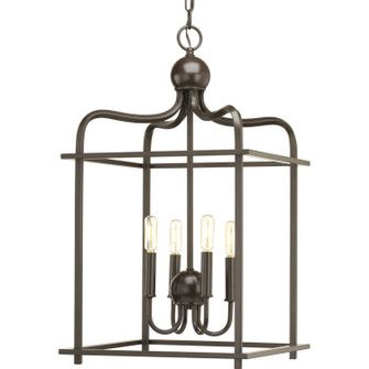 Assembly Hall Four Light Foyer Pendant in Antique Bronze (54|P500036020)