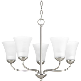 Classic Five Light Chandelier in Brushed Nickel (54|P477009)