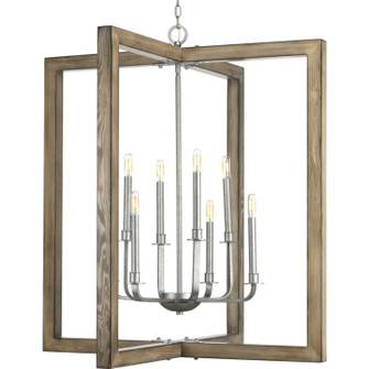 Turnbury Eight Light Chandelier in Galvanized Finish (54|P4763141)