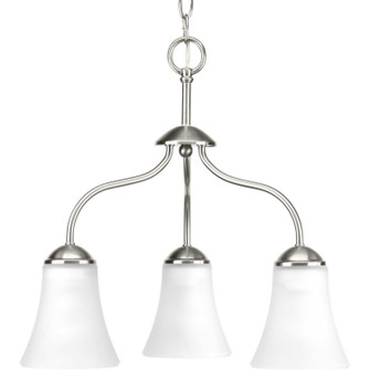 Classic Three Light Chandelier in Brushed Nickel (54|P476209)