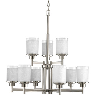 Alexa Nine Light Chandelier in Brushed Nickel (54|P462609)