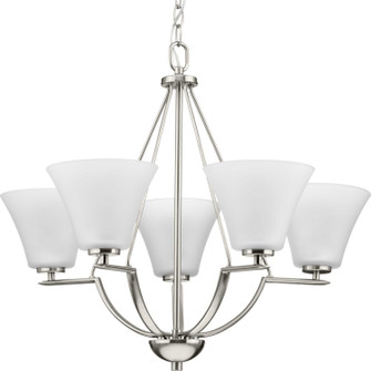 Bravo Five Light Chandelier in Brushed Nickel (54|P462309)