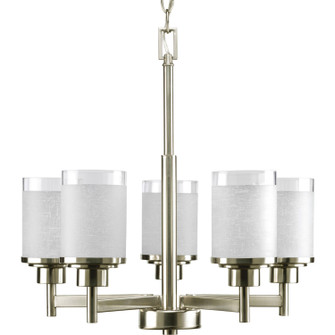 Alexa Five Light Chandelier in Brushed Nickel (54|P445909)