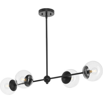 Atwell Four Light Island Pendant in Matte Black (54|P40032631M)