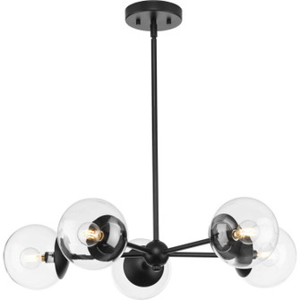 Atwell Five Light Chandelier in Matte Black (54|P40032531M)