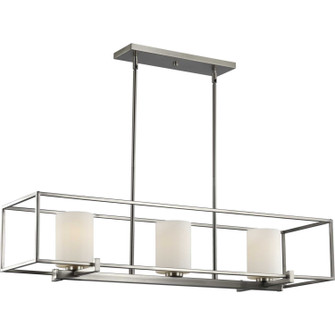 Chadwick Three Light Island Chandelier in Brushed Nickel (54|P400225009)