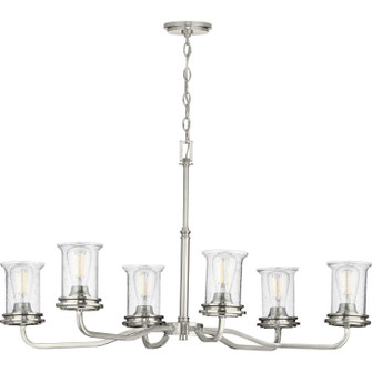 Winslett Six Light Chandelier in Brushed Nickel (54|P400207009)