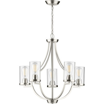 Lassiter Five Light Chandelier in Brushed Nickel (54|P400197009)