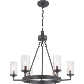 Gresham Six Light Chandelier in Graphite (54|P400164143)