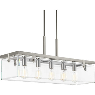 Glayse Five Light Island Pendant in Brushed Nickel (54|P400116009)