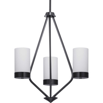 Elevate Three Light Chandelier in Black (54|P400021031)