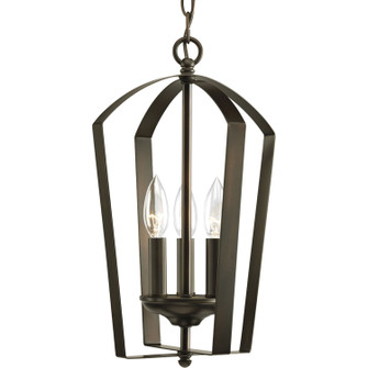 Gather Three Light Foyer Pendant in Antique Bronze (54|P392820)