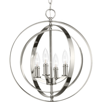 Equinox Four Light Pendant in Polished Nickel (54|P3827104)