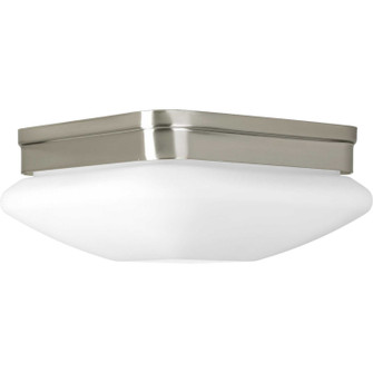 Appeal - Opal Two Light Flush Mount in Brushed Nickel (54|P354909)