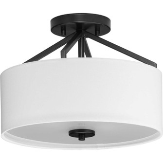 Goodwin Two Light Semi Flush Mount in Matte Black (54|P35023931M)