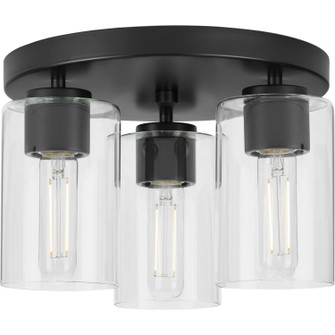 Cofield Three Light Flush Mount in Matte Black (54|P35023731M)