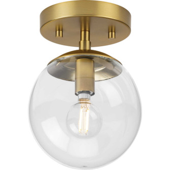Atwell One Light Flush Mount in Brushed Bronze (54|P350234109)