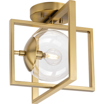 Atwell One Light Semi-Flush Mount in Brushed Bronze (54|P350218109)