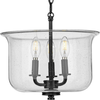 Winslett Three Light Semi Flush Convertible in Black (54|P350153031)