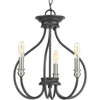 Whisp Three Light Semi-Flush Convertible in Graphite (54|P350042143)