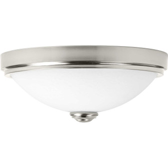 LED Linen LED Flush Mount in Brushed Nickel (54|P35000700930)