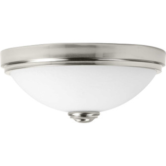 Led Linen LED Flush Mount in Brushed Nickel (54|P35000600930)