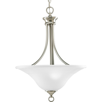 Trinity Three Light Foyer Pendant in Brushed Nickel (54|P347409)