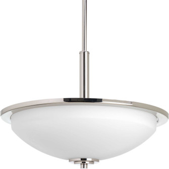 Replay Three Light inverted pendant in Polished Nickel (54|P3450104)
