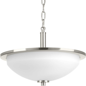 Replay Two Light Semi-Flush Convertible in Brushed Nickel (54|P342409)