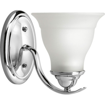 Trinity One Light Bath Bracket in Polished Chrome (54|P319015)