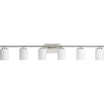 Replay Six Light Bath Vanity in Brushed Nickel (54|P300385009)