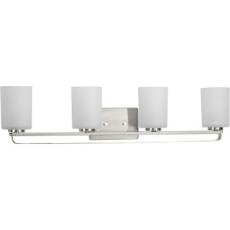 League Four Light Bath Bracket in Brushed Nickel (54|P300344009)