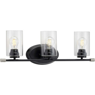 Riley Three Light Bath in Black (54|P300278031)