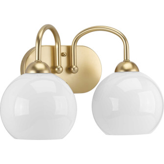 Carisa Two Light Bath in Vintage Gold (54|P300085078)