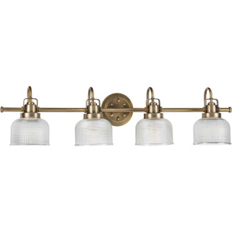 Archie Four Light Bath Bracket in Vintage Brass (54|P2997163)