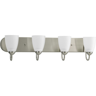 Gather Four Light Bath in Brushed Nickel (54|P270909)