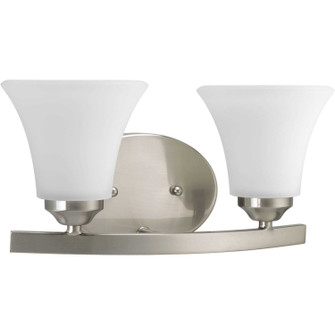 Adorn Two Light Bath Bracket in Brushed Nickel (54|P200909)