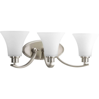 Joy Three Light Bath Bracket in Brushed Nickel (54|P200209)