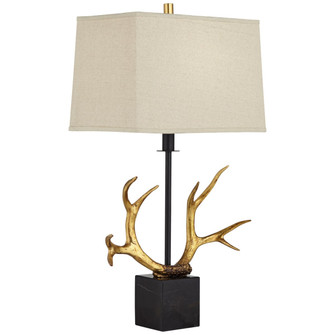 Golden Antlers One Light Table Lamp in Antique Gold (24|94M64)