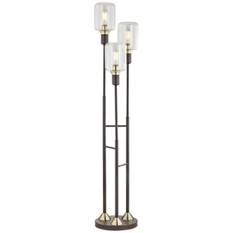 Menlo Lane Three Light Floor Lamp in Black (24|8H774)