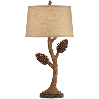 Pine Tree Table Lamp in Brown (24|65E40)