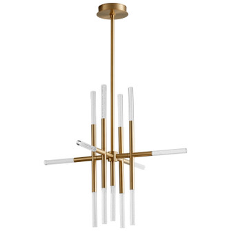 Moxy LED Ceiling Mount in Aged Brass (440|369740)